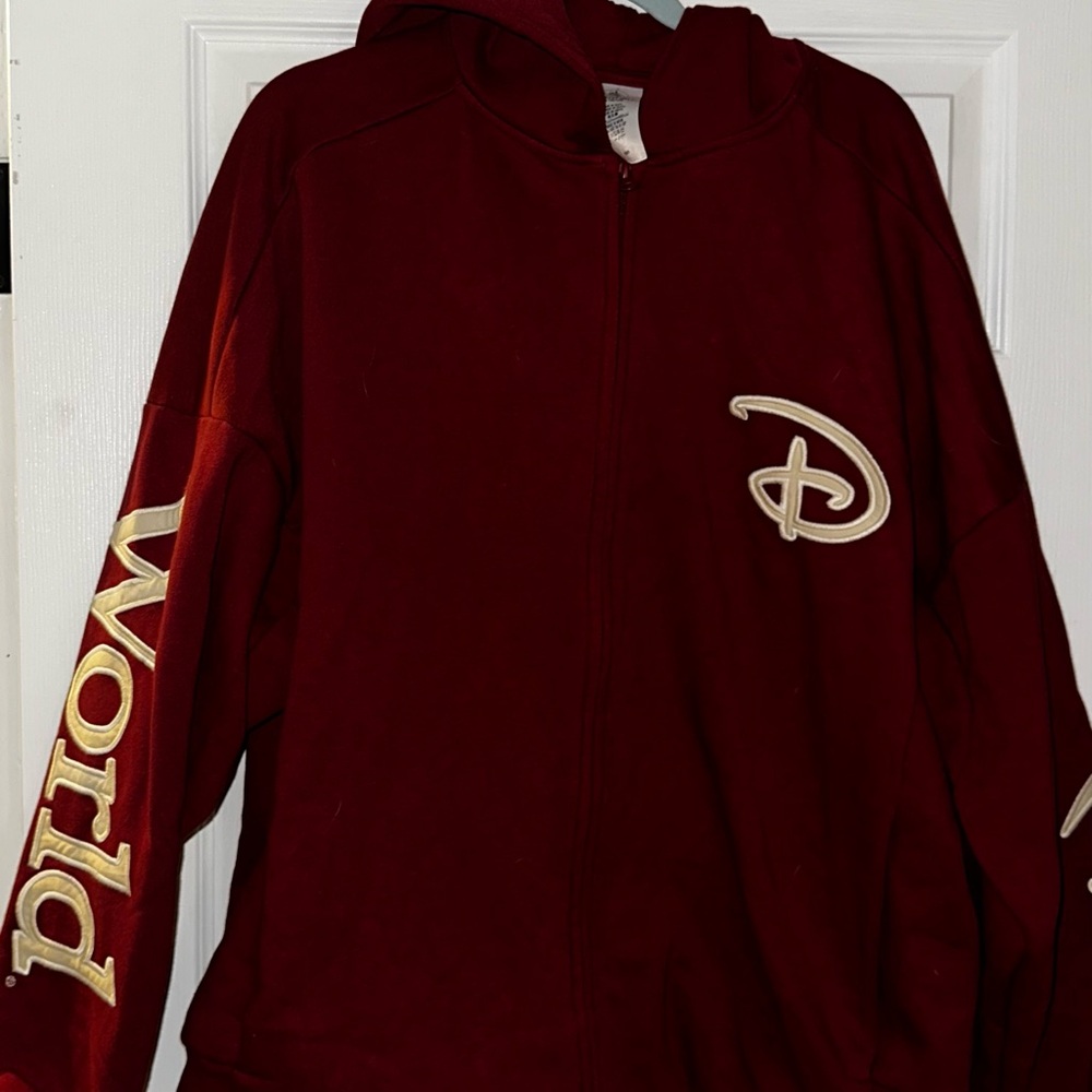 Disney World Maroon Hoodie - Picture 2 of 6